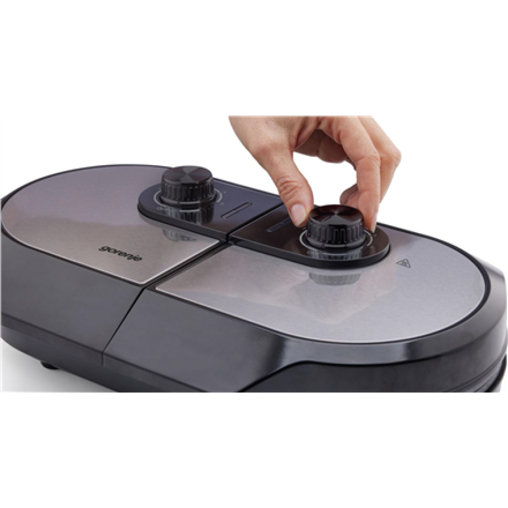 Gorenje , Mini Grill, Waffle plate , WM1400SB , Electric Grill , 1400 W , Diameter 18 cm , Black