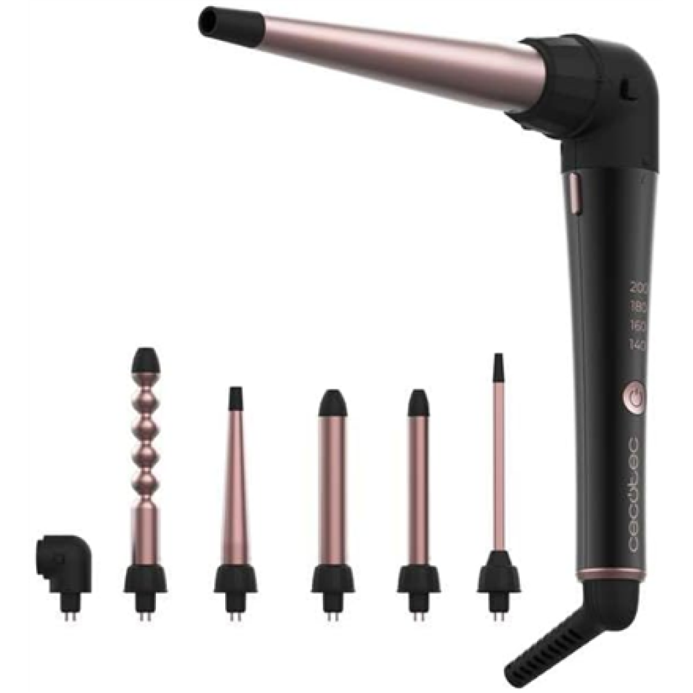 Cecotec Hair Curler , SurfCare MultiWaves Multi-head , Ceramic heating system , Temperature (min) 140 °C , Temperature (max) 200 °C , 46 W