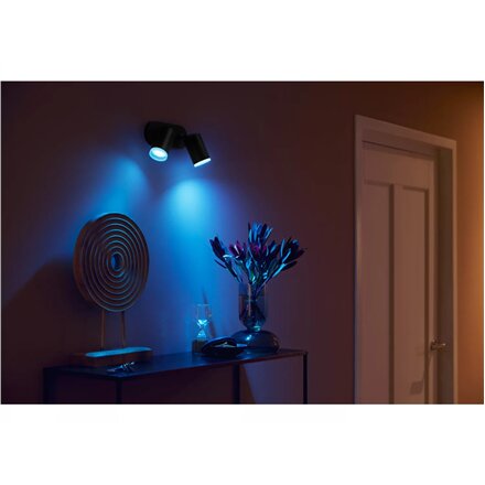 Philips Hue WCA Fugato Spotlight , GU10 , 2x5.7 W , 2000-6500 Hue White Colour Ambiance