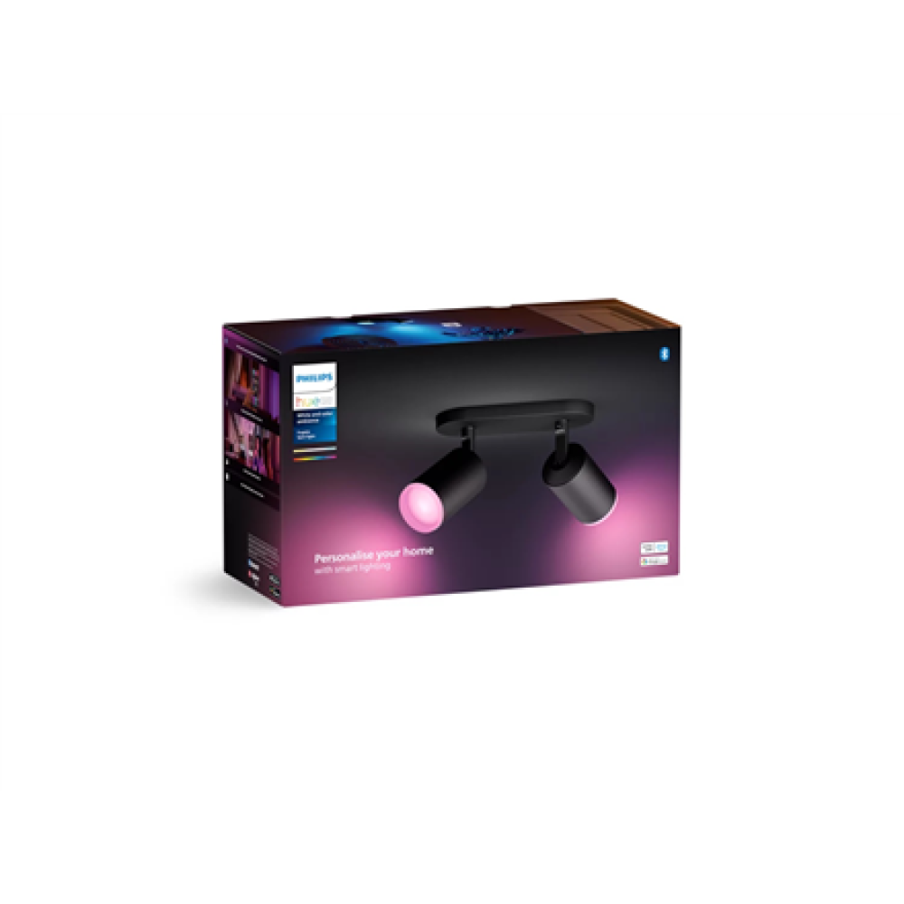 Philips Hue WCA Fugato Spotlight , GU10 , 2x5.7 W , 2000-6500 Hue White Colour Ambiance
