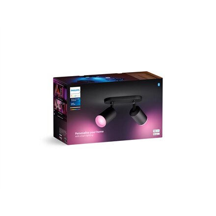 Philips Hue WCA Fugato Spotlight , GU10 , 2x5.7 W , 2000-6500 Hue White Colour Ambiance