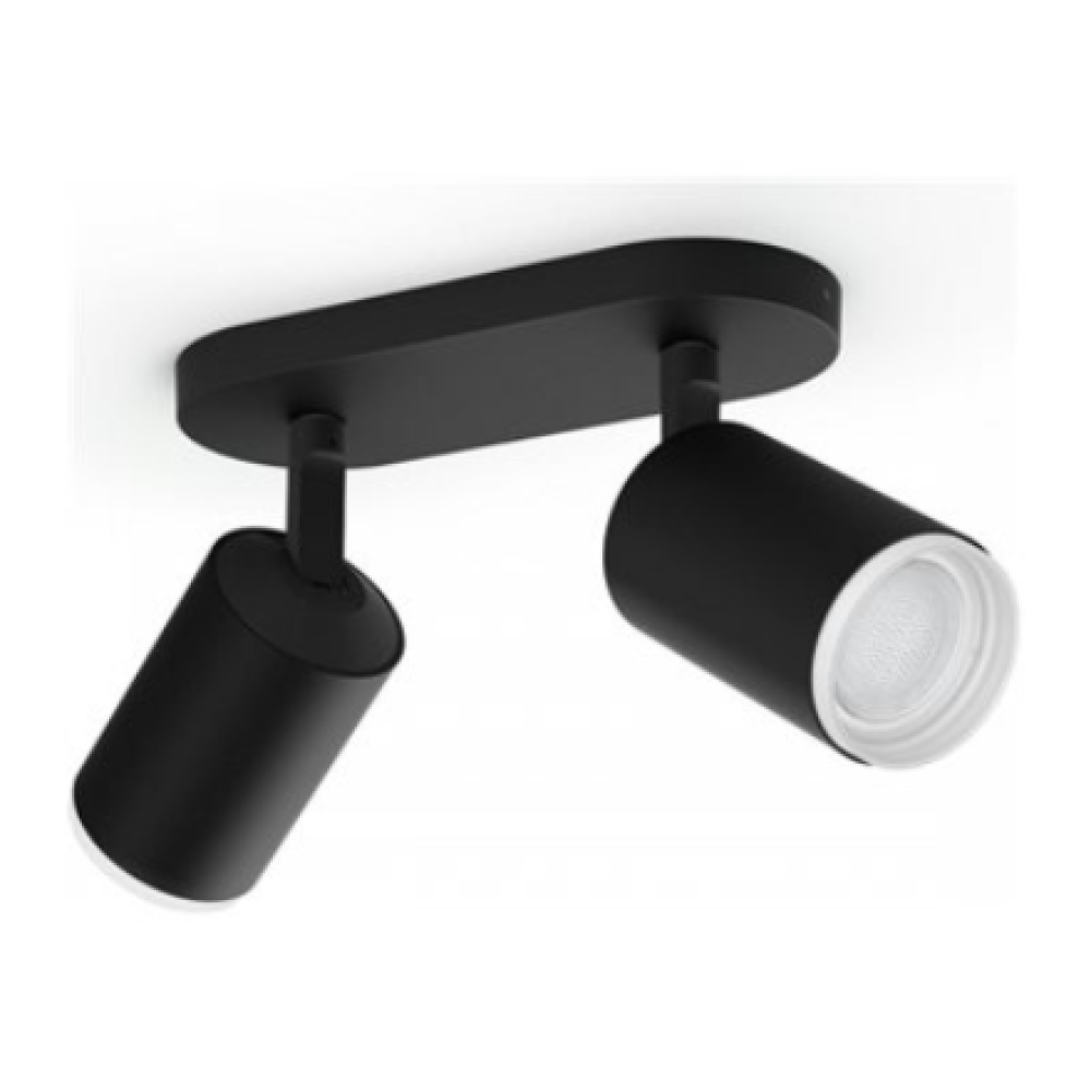 Philips Hue WCA Fugato Spotlight , GU10 , 2x5.7 W , 2000-6500 Hue White Colour Ambiance