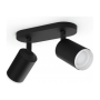 Philips Hue WCA Fugato Spotlight , GU10 , 2x5.7 W , 2000-6500 Hue White Colour Ambiance