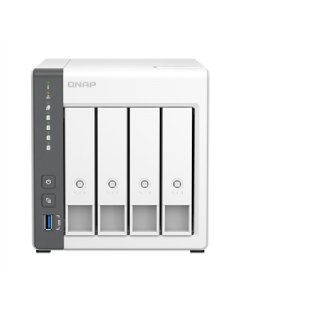 QNAP , 4 Bay ARM , TS-433-4G , Cortex-A55 , ARM 4-core , Processor frequency 2.0 GHz , 4 GB , On board (non-expandable)