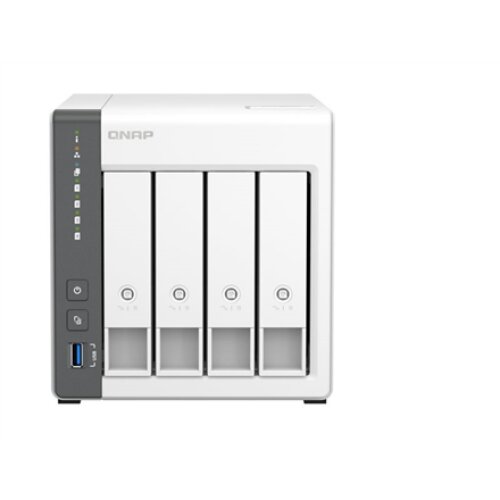 QNAP , 4 Bay ARM , TS-433-4G , Cortex-A55 , ARM 4-core , Processor frequency 2.0 GHz , 4 GB , On board (non-expandable)