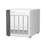 QNAP , 4 Bay ARM , TS-433-4G , Cortex-A55 , ARM 4-core , Processor frequency 2.0 GHz , 4 GB , On board (non-expandable)