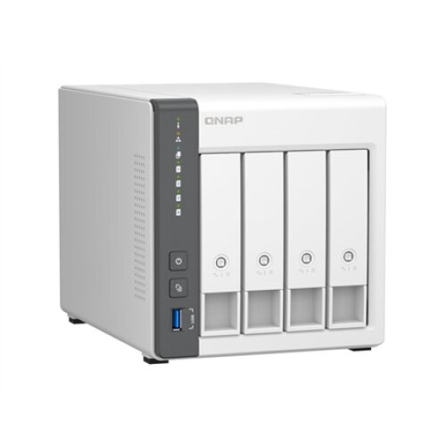QNAP , 4 Bay ARM , TS-433-4G , Cortex-A55 , ARM 4-core , Processor frequency 2.0 GHz , 4 GB , On board (non-expandable)