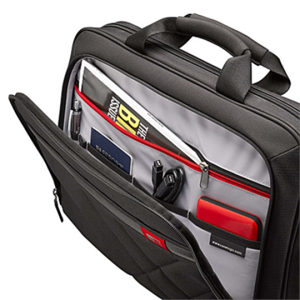 Case Logic DLC115 Fits up to size 15 , Black, Shoulder strap, Messenger - Briefcase