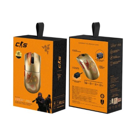 Razer Gaming Mouse , Viper V3 Pro , Wireless/Wired , Counter Strike 2 Edition
