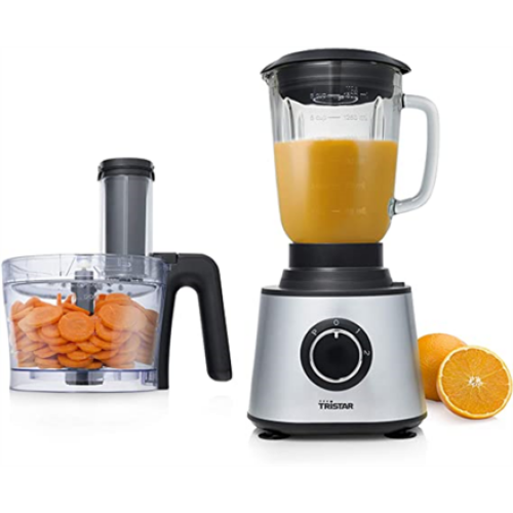 Tristar , Food Processor , MX-4823 , 600 W , Number of speeds 2 , Bowl capacity 1.5 L , Silver