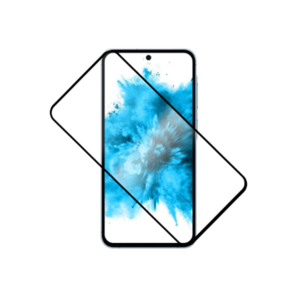 Fixed Screen Protector , Samsung , Galaxy A36 5G/A56 5G , Tempered Glass , Black , Full Cover 2.5D