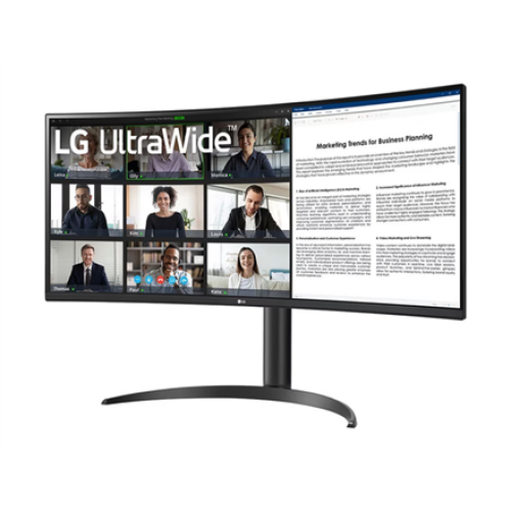 LG , 34WR55QC-B , 34 , VA , 21:9 , 100 Hz , 5 ms , 3440 x 1440 pixels , HDMI ports quantity 2 , Black