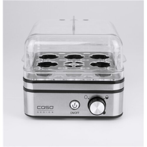 Caso , Egg cooker , E9 , Stainless steel , 400 W , Functions 13 cooking levels