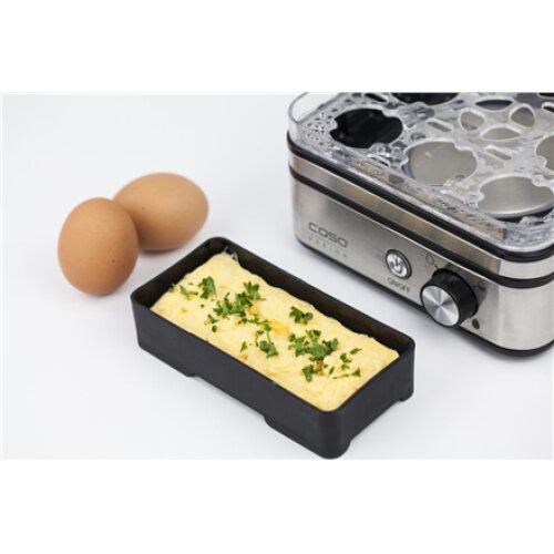 Caso , Egg cooker , E9 , Stainless steel , 400 W , Functions 13 cooking levels