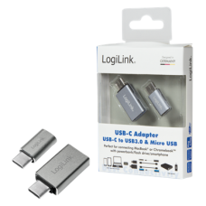 Logilink USB-C to USB3.0 and Micro USB Adapter USB 3.0, Micro USB 2.0, USB 3.1 type-C