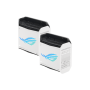 Wifi 6 802.11ax Tri-band Gigabit Gaming Mesh System , GT6 ROG Rapture (2-Pack) , 802.11ax , 574+4804+4804 Mbit/s , 10/100/1000 Mbit/s , Ethernet LAN (RJ-45) ports 3 , Mesh Support Yes , MU-MiMO Yes , No mobile broadband , Antenna type Internal