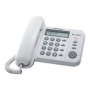 Panasonic , Corded , KX-TS560FXW , Built-in display , Caller ID , White , 198 x 195 x 95 mm , Phonebook capacity 50 entries , 588 g