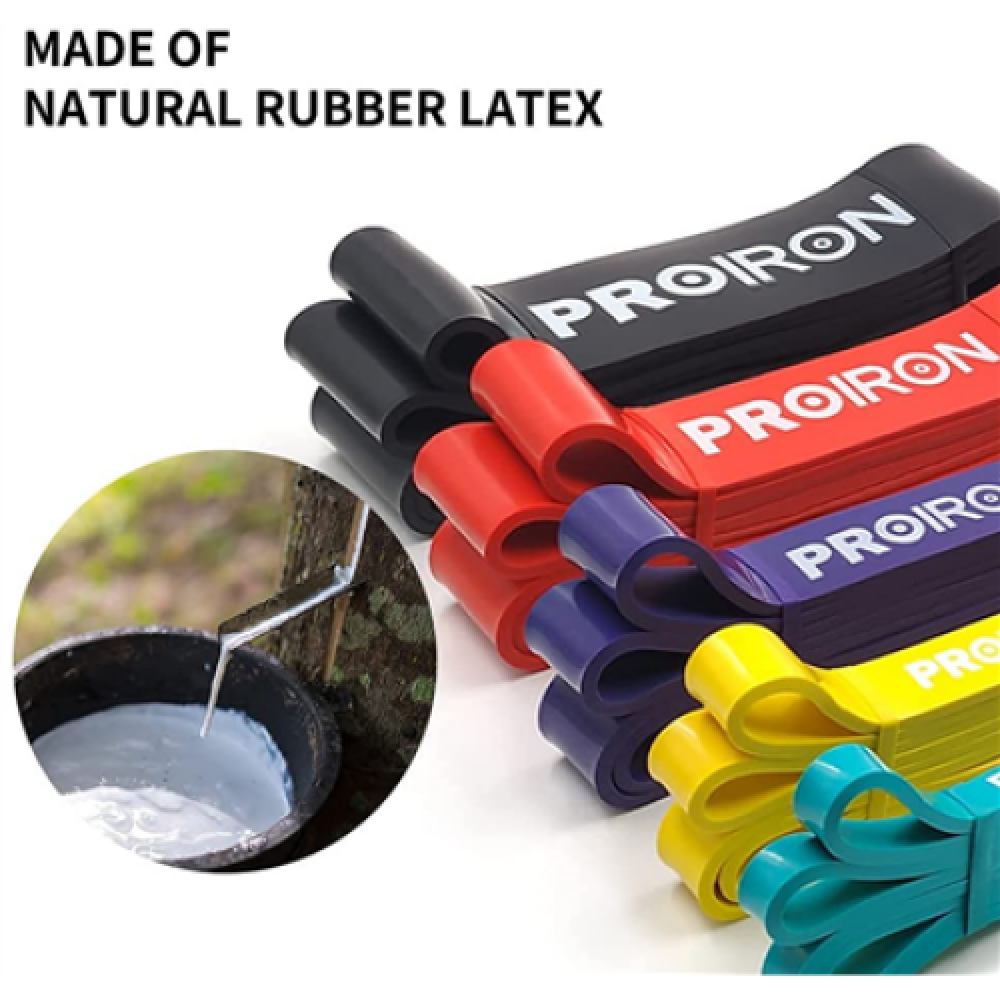 PROIRON Assisted Pull up Band Exercise Band, 208 x 6.4 x 0.45 cm, Resistance Level: Strongest (36-67 kg), Black, 100% Natural Latex