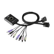 Aten 2-Port USB DVI/Audio Cable KVM Switch with Remote Port Selector , Aten , 2-Port USB DVI/Audio Cable KVM Switch with Remote Port Selector