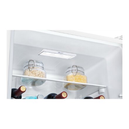 Gorenje N619EAW4 , Energy efficiency class E , Free standing , Combi , Height 186 cm , No Frost system , Fridge net capacity 207 L , Freezer net capacity 97 L , Display , 39 dB , White