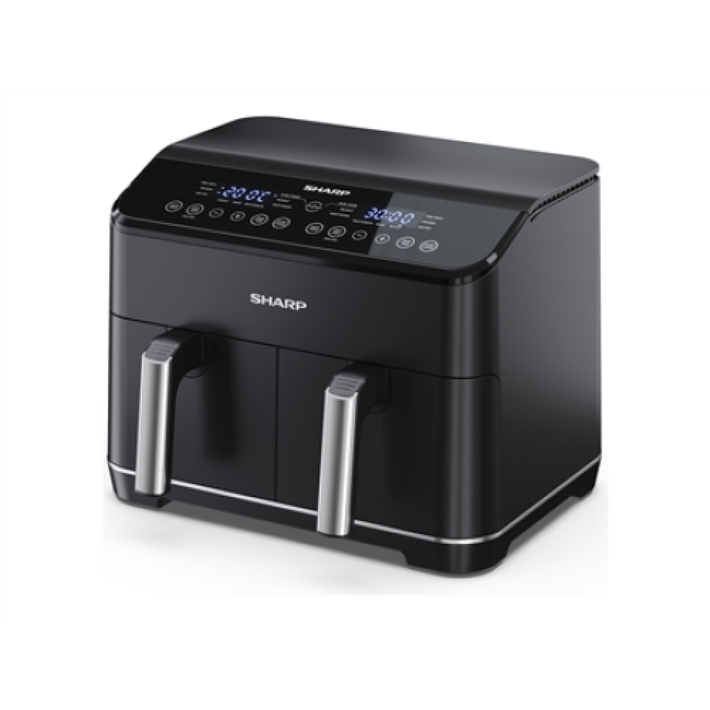 Sharp , Air Fryer , AF-GD82AE-B , Power 1800 W , Capacity 8 L , Black