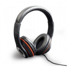 Gembird , Stereo headset, Los Angeles + microphone, passive noise canceling , 3.5 mm , Black