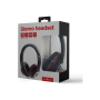 Gembird , Stereo headset, Los Angeles + microphone, passive noise canceling , Black