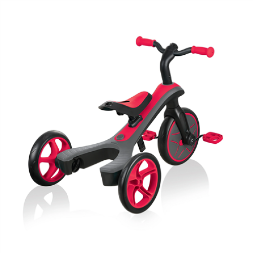 Globber Tricycle and Balance Bike Explorer Trike 2in1 Red