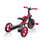 Globber Tricycle and Balance Bike Explorer Trike 2in1 Red