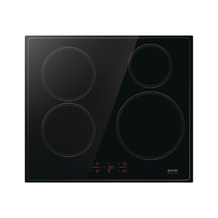 Gorenje Hob , GI6401CLBSC , Induction , Number of burners/cooking zones 4 , Electronic , Timer , Black