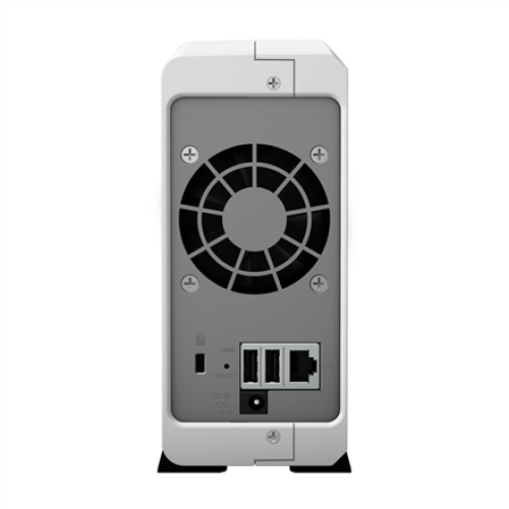 Synology Tower NAS DS120j up to 1 HDD/SSD Marwell Armada 3700 Dual-Core Processor frequency 0.8 GHz 0.5 GB DDR3