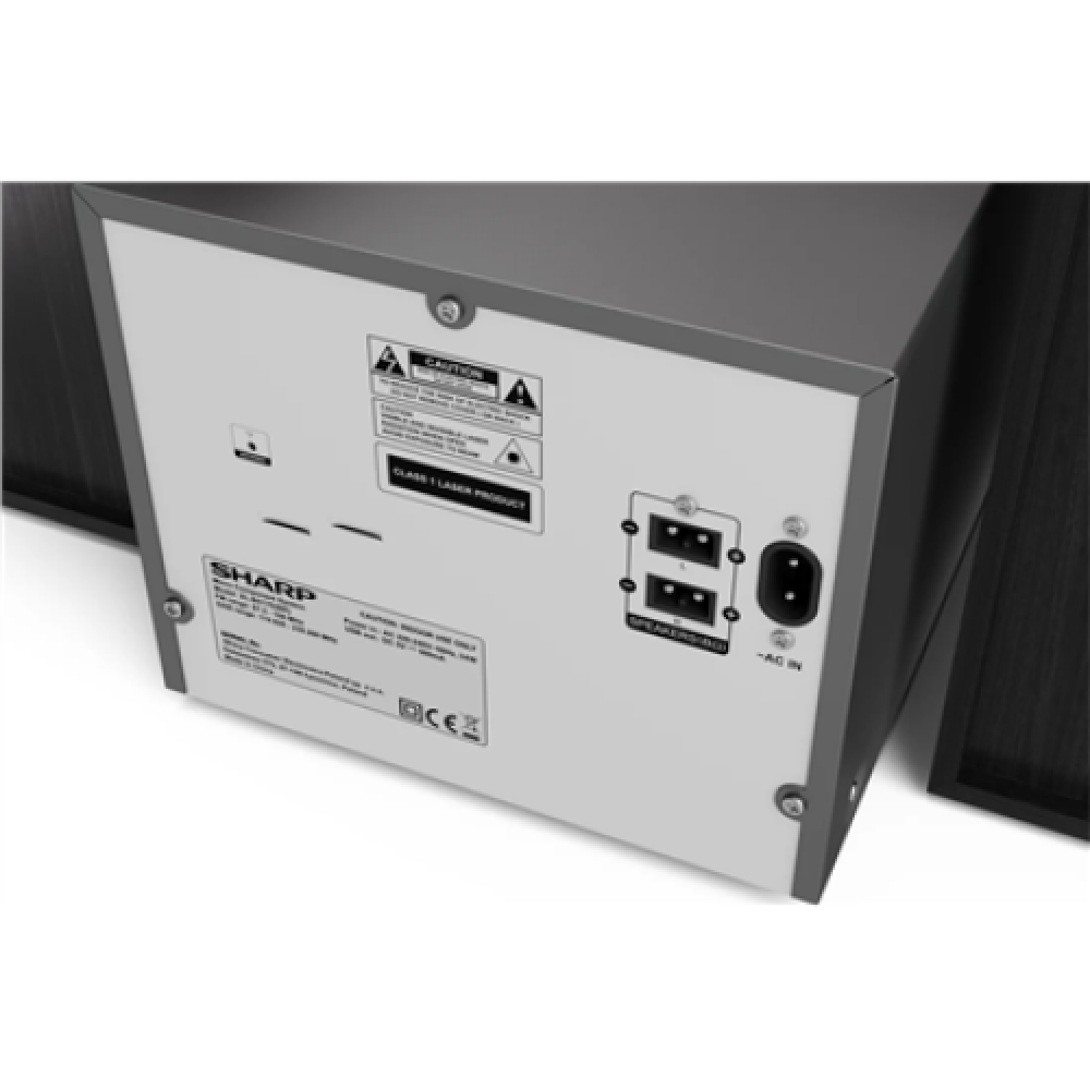 Sharp XL-B517D(BK) Hi-Fi Micro System, CD/FM/USB/Bluetooth v5.0, Aux-in, 45W, Black , Sharp , Hi-Fi Micro System , XL-B517D(BK) , Black , USB port , AUX in , Bluetooth , CD player , FM radio , Wireless connection