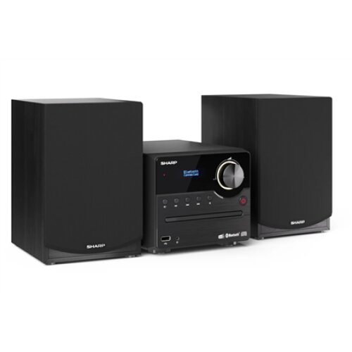 Sharp XL-B517D(BK) Hi-Fi Micro System, CD/FM/USB/Bluetooth v5.0, Aux-in, 45W, Black , Sharp , Hi-Fi Micro System , XL-B517D(BK) , Black , USB port , AUX in , Bluetooth , CD player , FM radio , Wireless connection