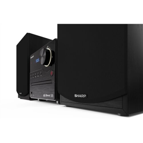 Sharp XL-B517D(BK) Hi-Fi Micro System, CD/FM/USB/Bluetooth v5.0, Aux-in, 45W, Black , Sharp , Hi-Fi Micro System , XL-B517D(BK) , Black , USB port , AUX in , Bluetooth , CD player , FM radio , Wireless connection