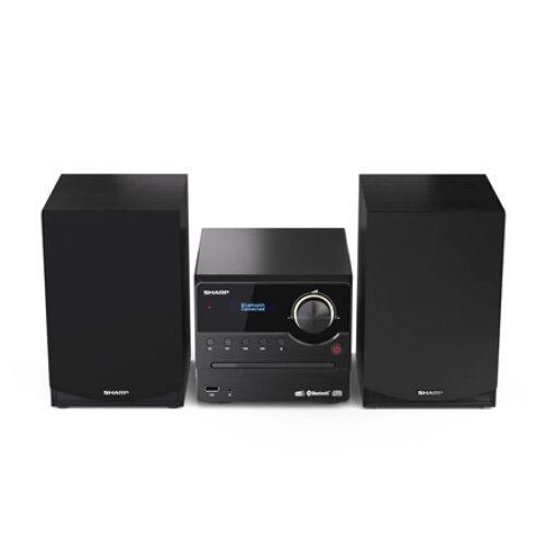 Sharp XL-B517D(BK) Hi-Fi Micro System, CD/FM/USB/Bluetooth v5.0, Aux-in, 45W, Black , Sharp , Hi-Fi Micro System , XL-B517D(BK) , Black , USB port , AUX in , Bluetooth , CD player , FM radio , Wireless connection