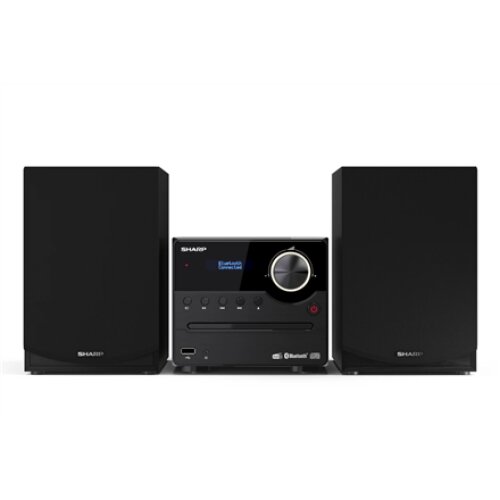 Sharp XL-B517D(BK) Hi-Fi Micro System, CD/FM/USB/Bluetooth v5.0, Aux-in, 45W, Black , Sharp , Hi-Fi Micro System , XL-B517D(BK) , Black , USB port , AUX in , Bluetooth , CD player , FM radio , Wireless connection