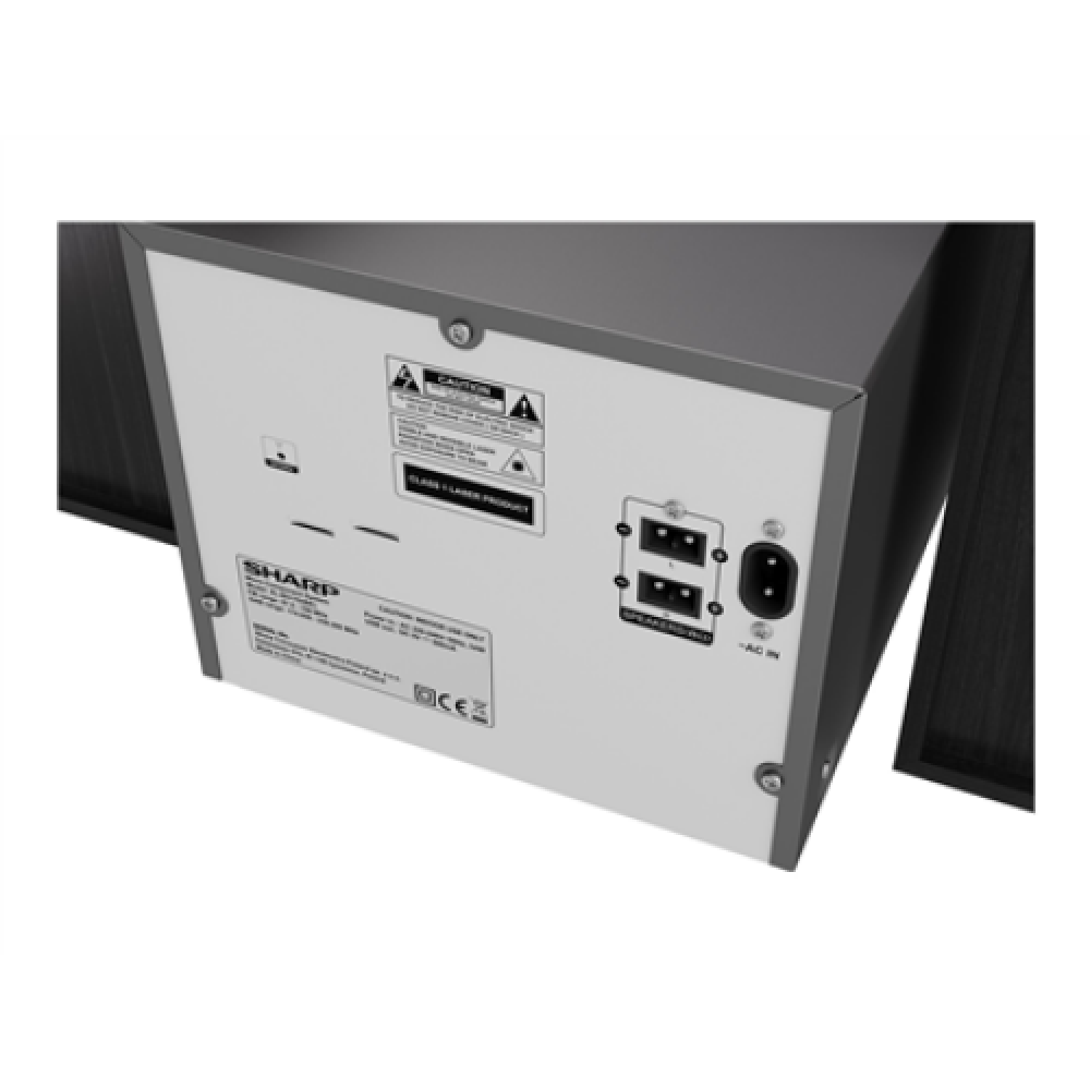 Sharp XL-B517D(BK) Hi-Fi Micro System, CD/FM/USB/Bluetooth v5.0, Aux-in, 45W, Black , Sharp , Hi-Fi Micro System , XL-B517D(BK) , Black , USB port , AUX in , Bluetooth , CD player , FM radio , Wireless connection