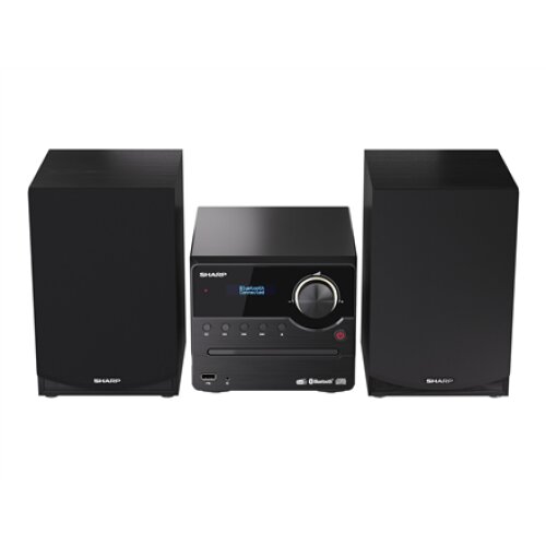 Sharp XL-B517D(BK) Hi-Fi Micro System, CD/FM/USB/Bluetooth v5.0, Aux-in, 45W, Black , Sharp , Hi-Fi Micro System , XL-B517D(BK) , Black , USB port , AUX in , Bluetooth , CD player , FM radio , Wireless connection