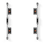 EDBAK ULS2337 UniversalLED System for 2 cabinets 600 x 337.5 , Black