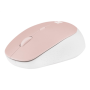 Natec , Mouse , Harrier 2 , Wireless , Bluetooth , White/Pink