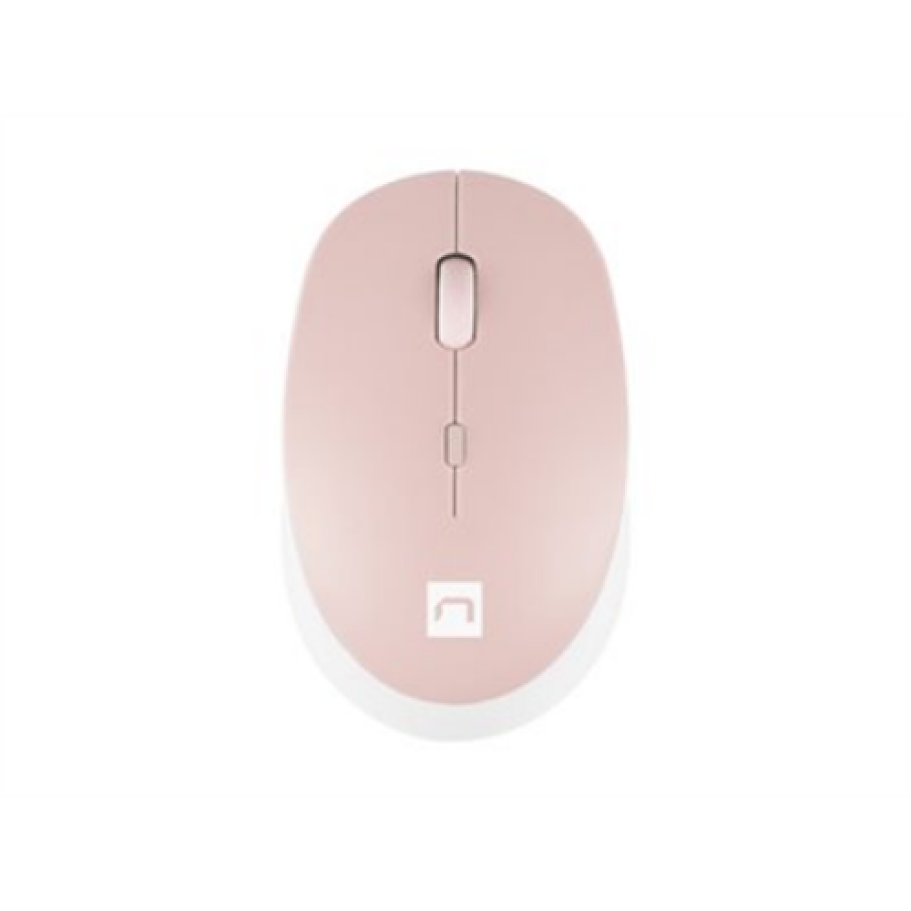Natec , Mouse , Harrier 2 , Wireless , Bluetooth , White/Pink