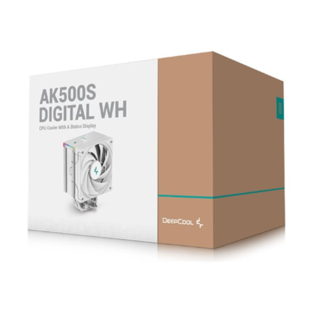 Deepcool , Digital CPU Cooler White , AK500S