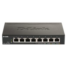 D-Link , 8-Port Gigabit PoE Smart Managed Switch , DGS-1100-08PV2 , Web managed , Desktop , Power supply type External
