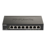 D-Link , 8-Port Gigabit PoE Smart Managed Switch , DGS-1100-08PV2 , Web managed , Desktop , Power supply type External