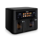 Tristar Double Basket Airfryer , FR-9075 , Power 2500 W , Capacity 9 L , Hot air technology , Black