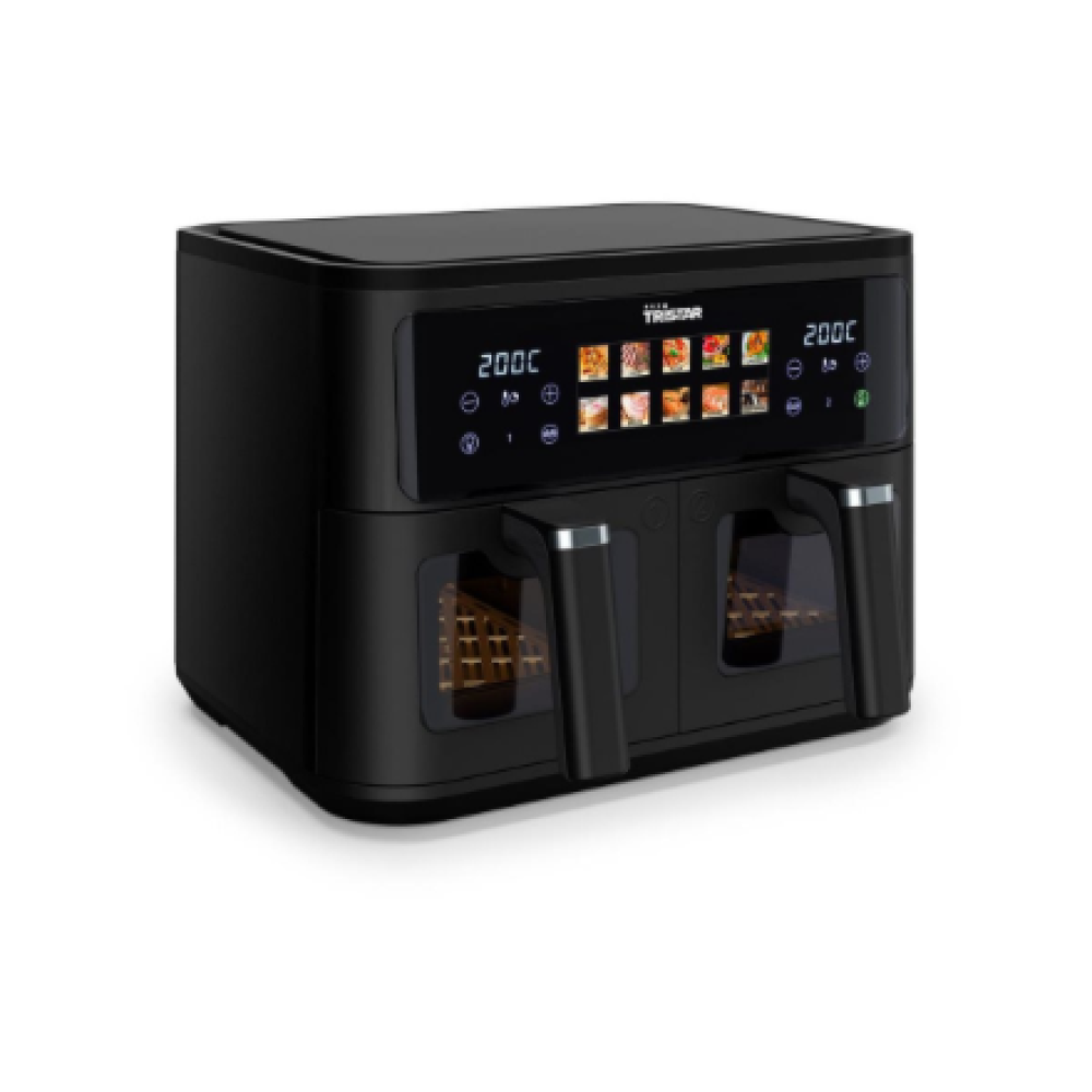 Tristar Double Basket Airfryer , FR-9075 , Power 2500 W , Capacity 9 L , Hot air technology , Black