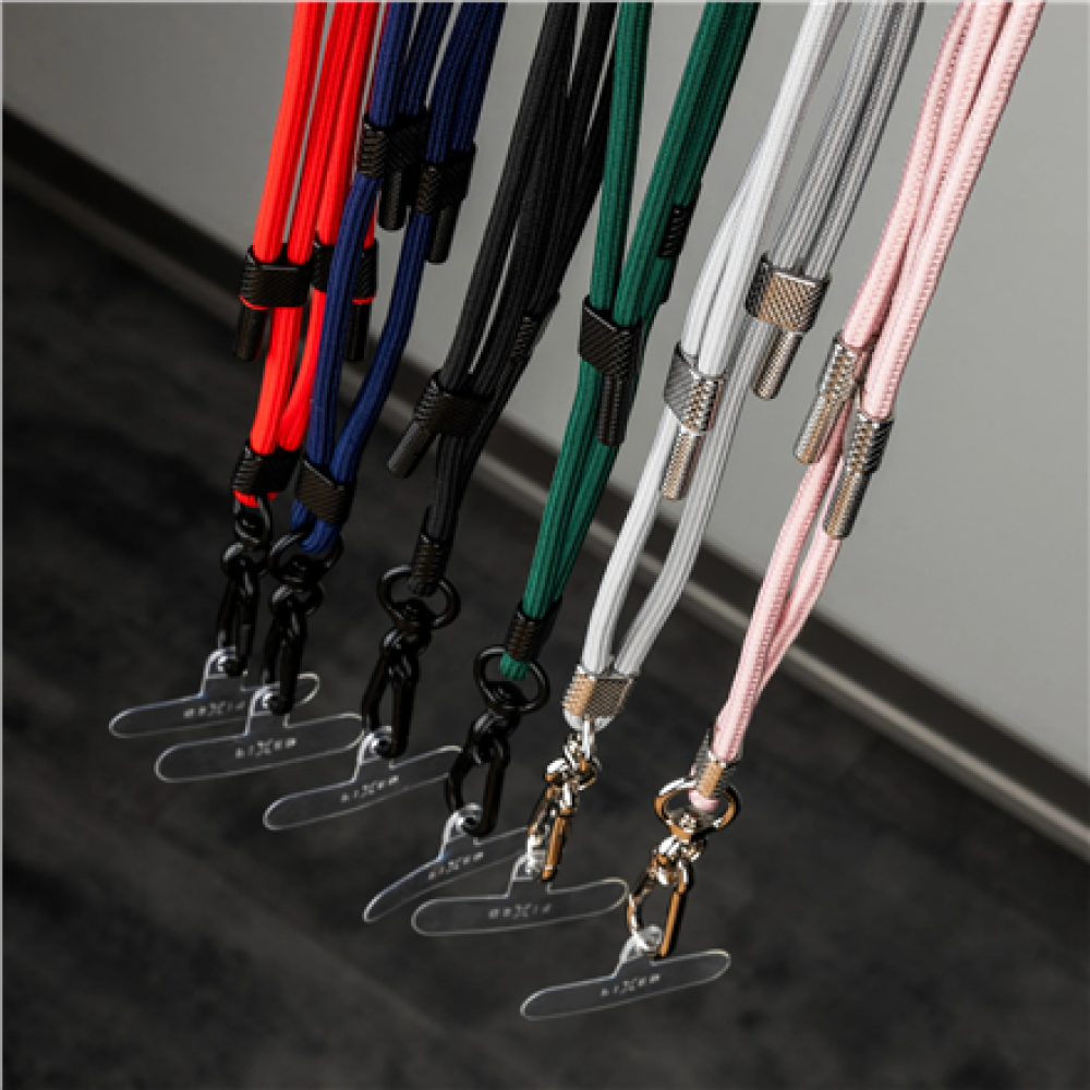 Fixed Universal Lanyard for Mobile Phones , Black