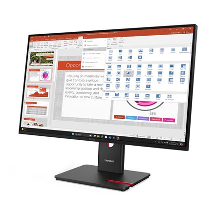 Lenovo , T27-40 , 27 , IPS , 16:9 , 120 Hz , 6 ms , 1920 x 1080 pixels , 300 cd/m² , HDMI ports quantity 1 , Black , Warranty 36 month(s)