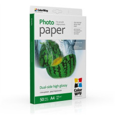 ColorWay Photo Paper, 50 sheets , Dual-side High Glossy , 155 g/m² , A4 ColorWay Photo Paper, 50 sheets , Dual-side High Glossy , 155 g/m² , A4