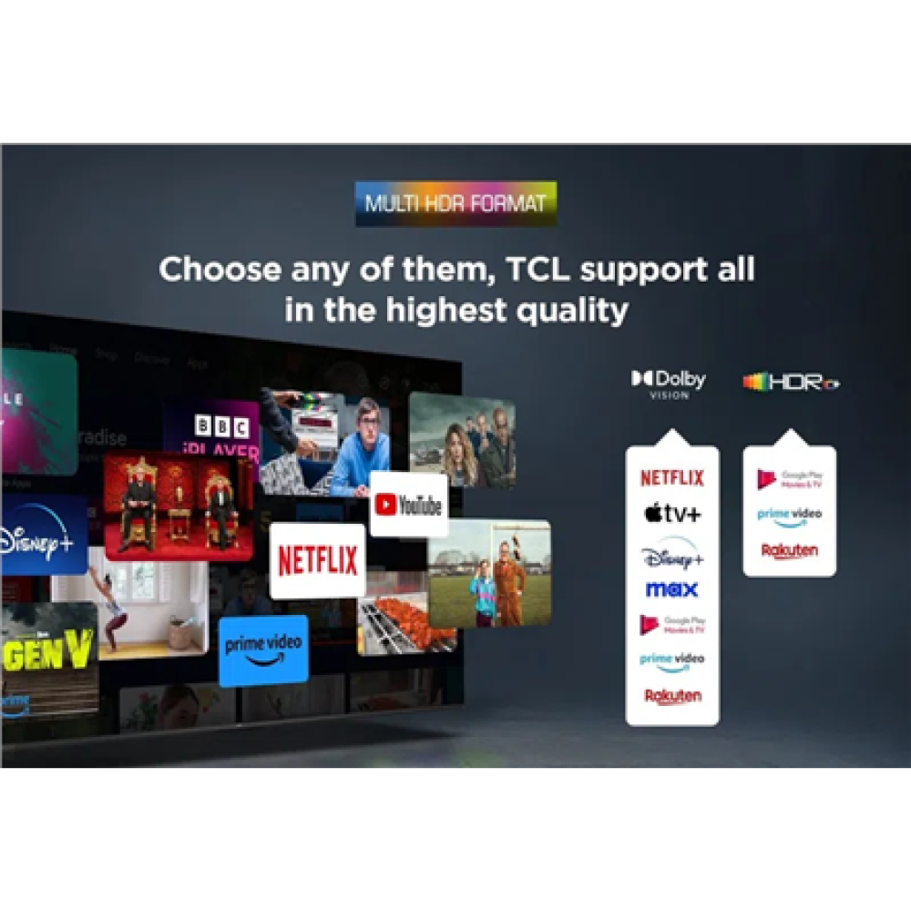 TCL 4K QLED TV , 65T8C , 65 , Smart TV , Google TV